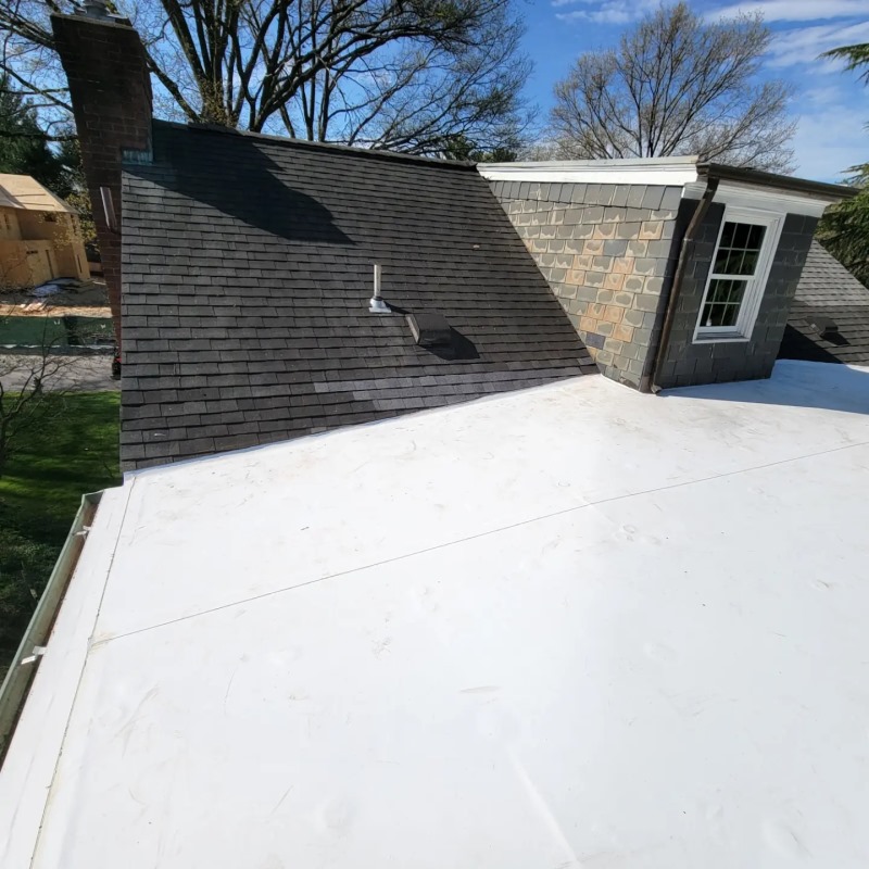 TPO flat roof replacement